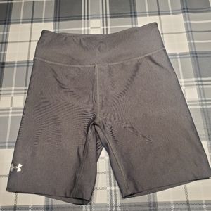 Grey Under Armour Biker Shorts XS